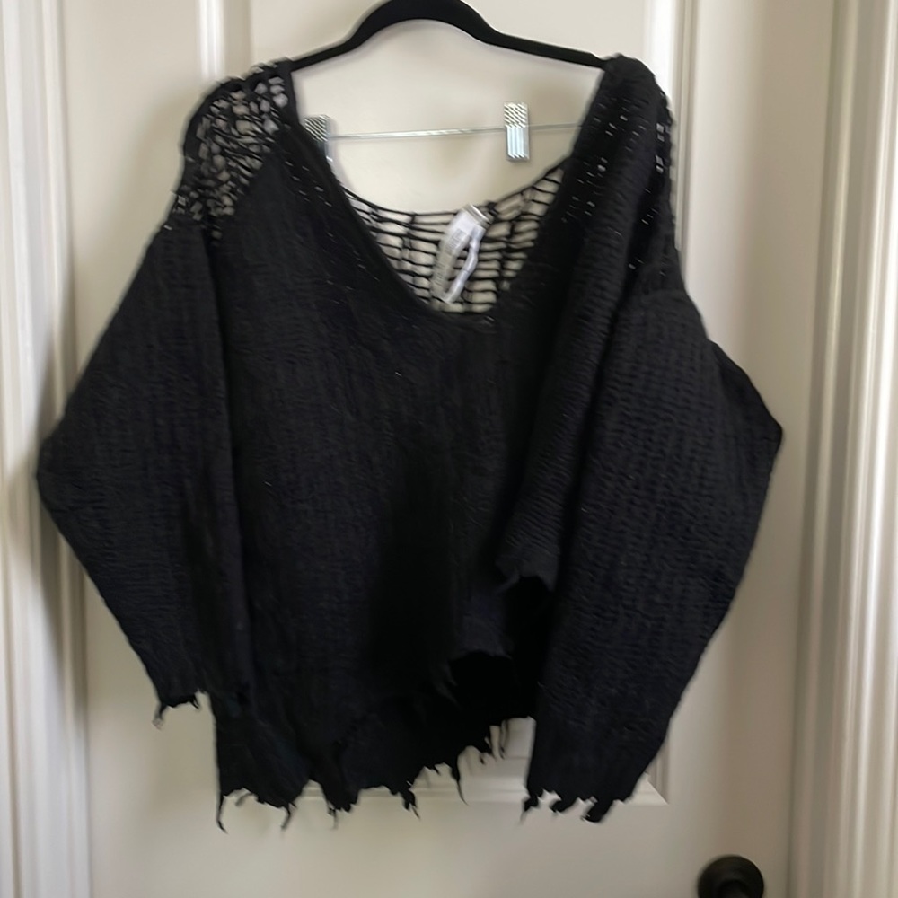 Iro wool and yak distressed sweater